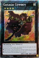 Gagaga Cowboy - RA04-EN064 - Platinum Secret Rare - 1st Edition